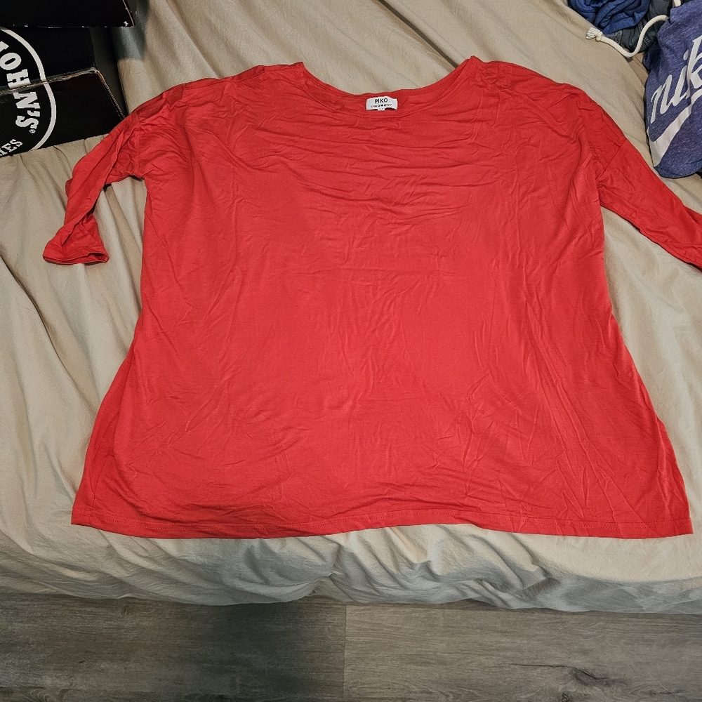 Piko top 3/4 sleeve